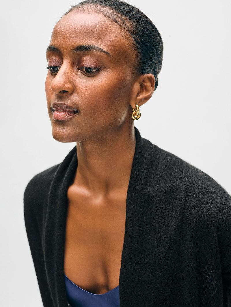 Cashmere Trapeze Cardigan