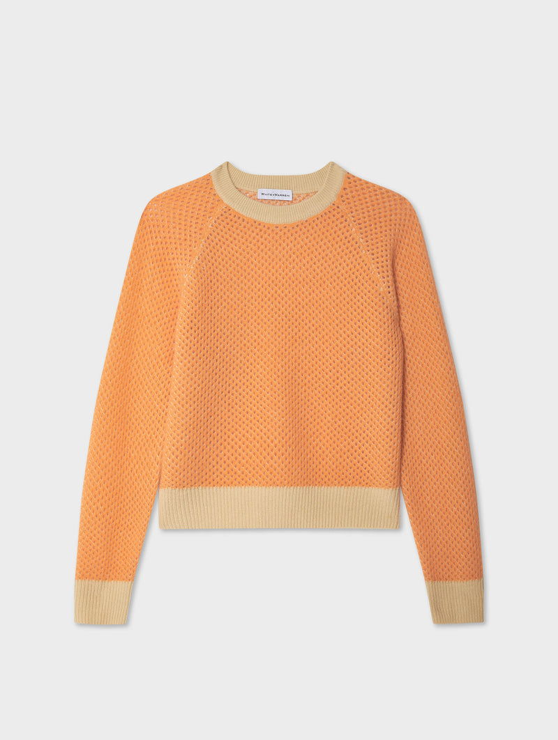 Cashmere Mesh Sweatshirt