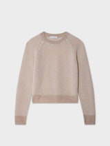 Cashmere Mesh Sweatshirt