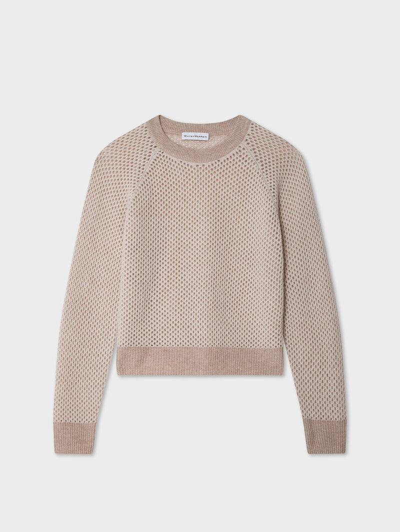 Cashmere Mesh Sweatshirt