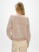 Cashmere Mesh Sweatshirt