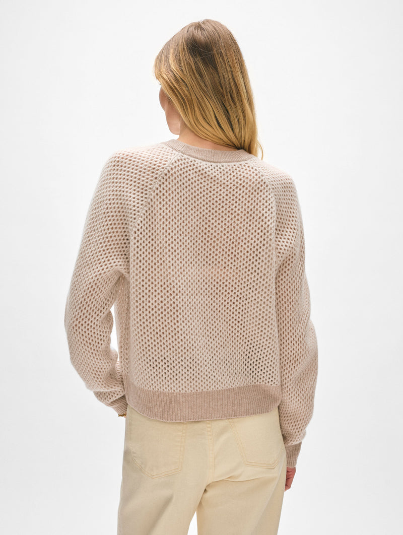 Cashmere Mesh Sweatshirt