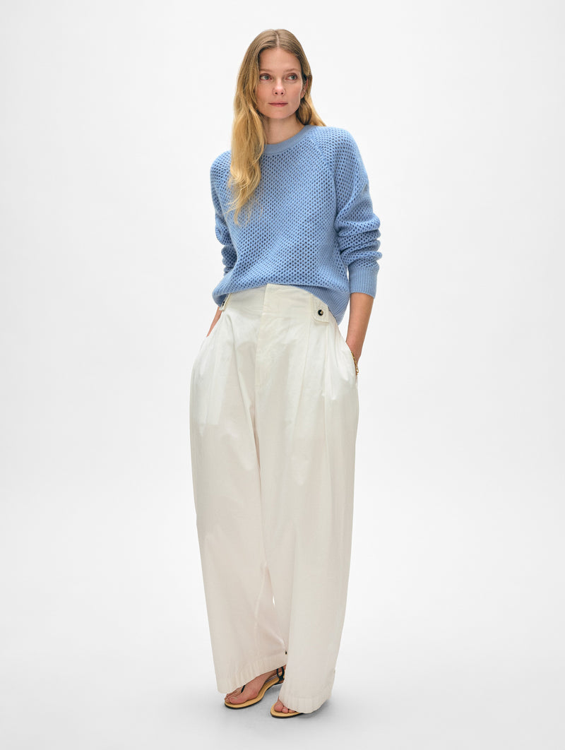 Cashmere Mesh Sweatshirt