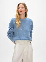 Cashmere Mesh Sweatshirt
