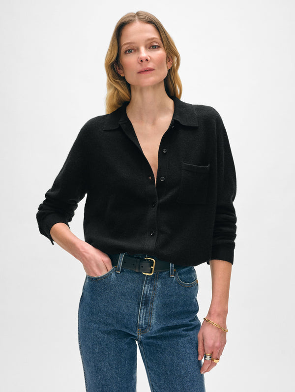 Cashmere Button Down Shirt