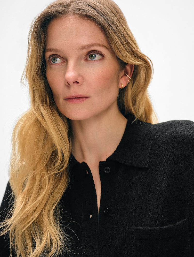 Cashmere Button Down Shirt