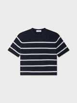 Cashmere Roll Trim T-Shirt
