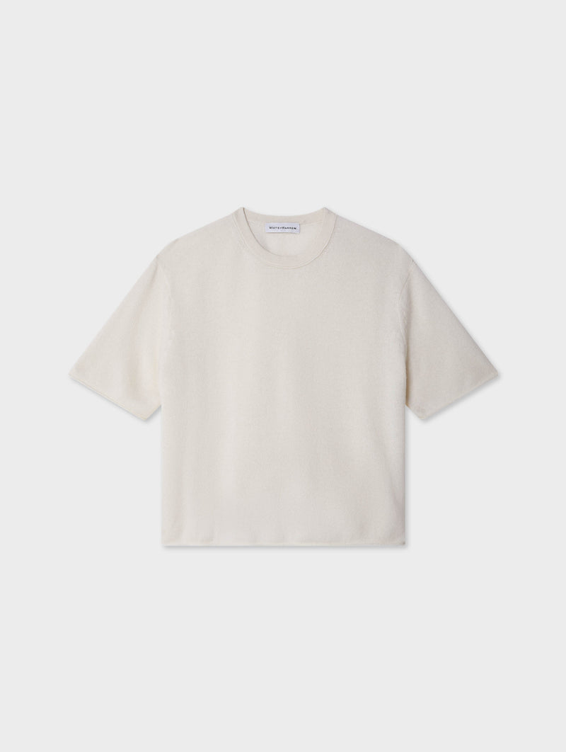 Cashmere Roll Trim T-Shirt