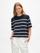 Cashmere Roll Trim T-Shirt