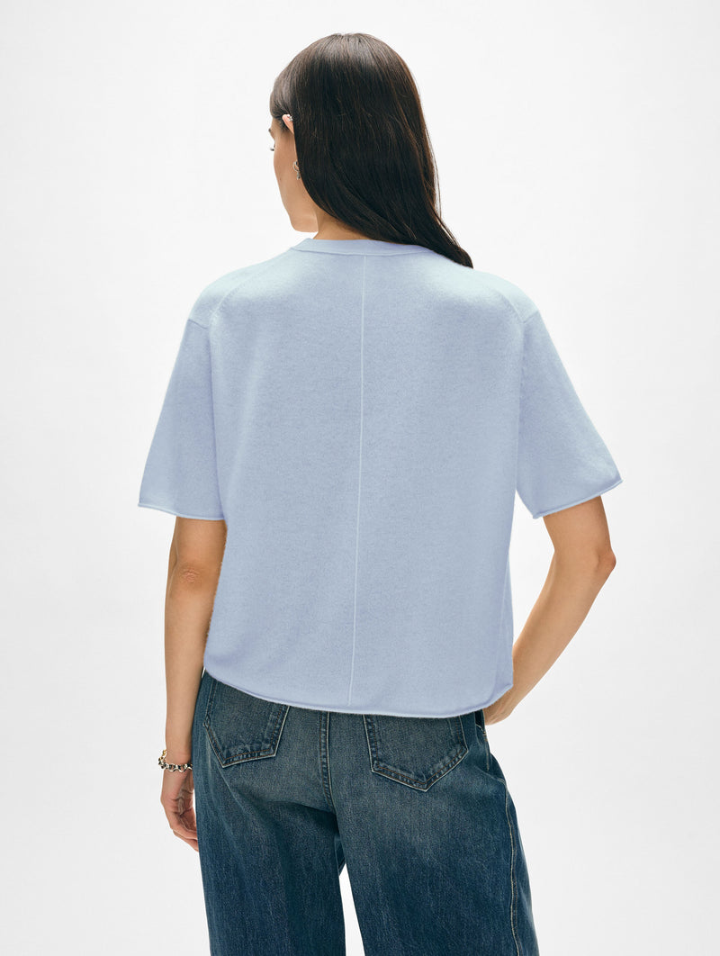 Cashmere Roll Trim T-shirt