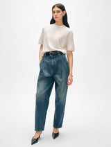 Cashmere Roll Trim T-Shirt