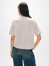 Cashmere Roll Trim T-Shirt