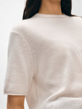 Cashmere Roll Trim T-Shirt