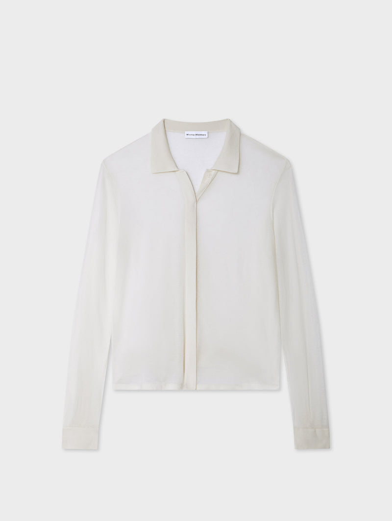 Superfine Cashmere Button Down