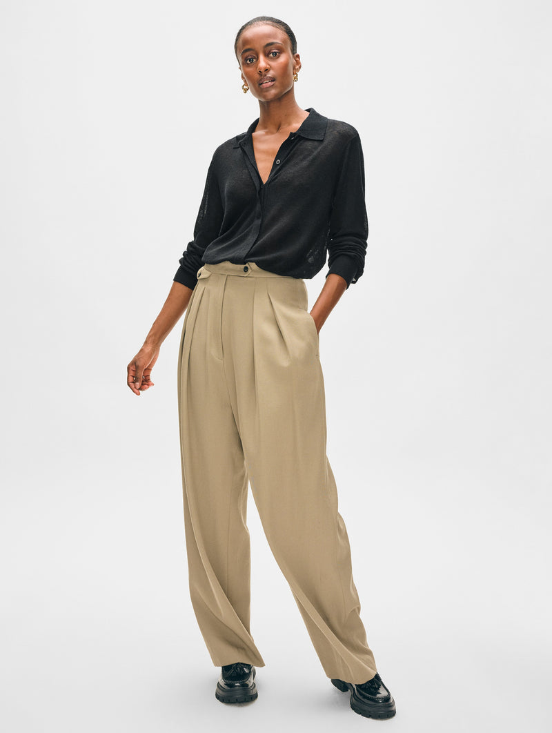 Superfine Cashmere Button Down