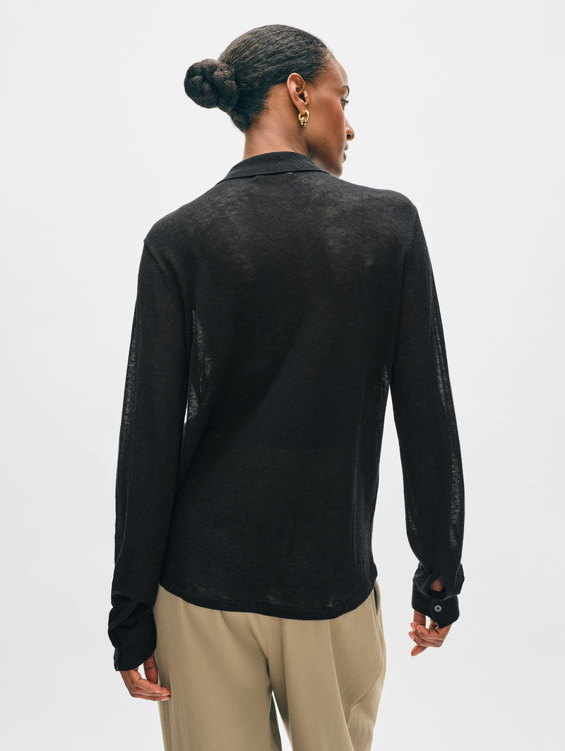 Superfine Cashmere Button Down