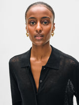 Superfine Cashmere Button Down