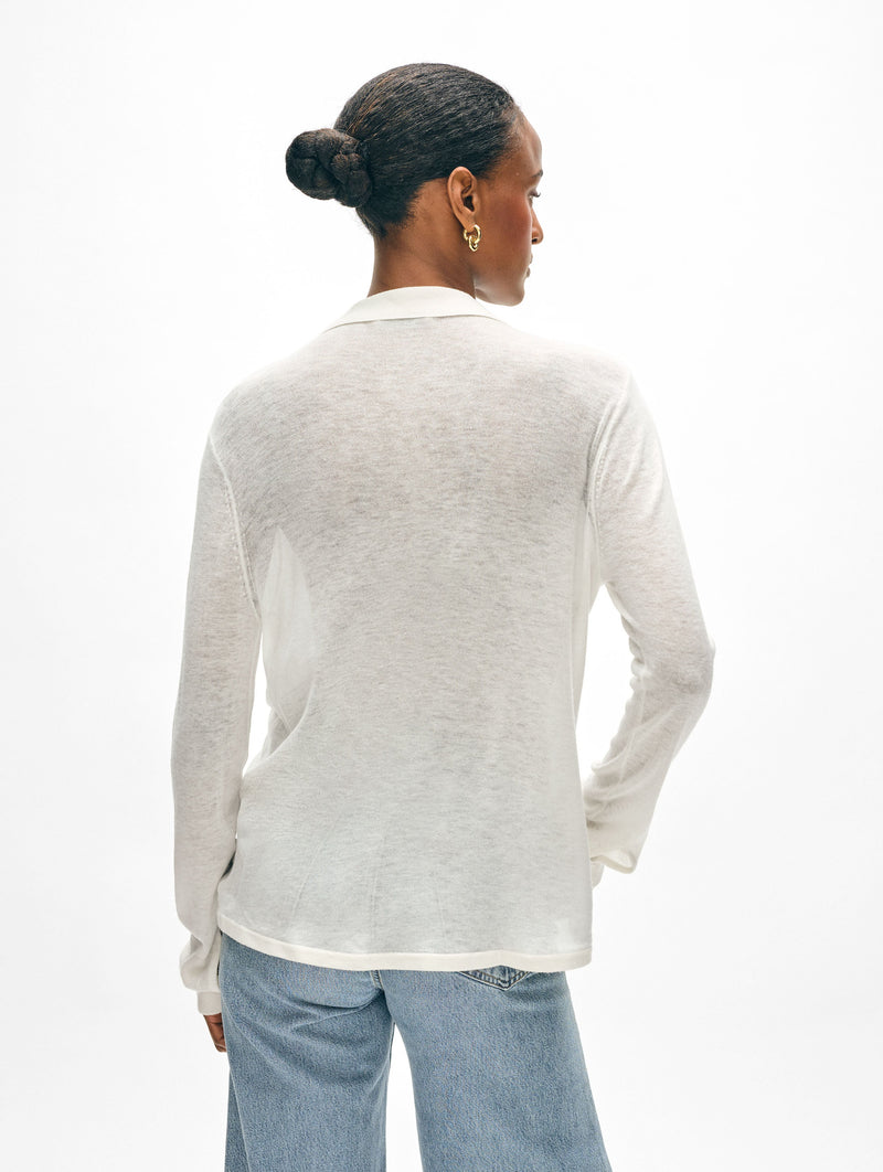 Superfine Cashmere Button Down