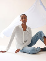 Superfine Cashmere Button Down