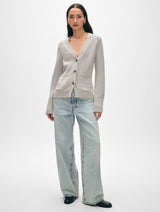 Cotton Waisted Cardigan