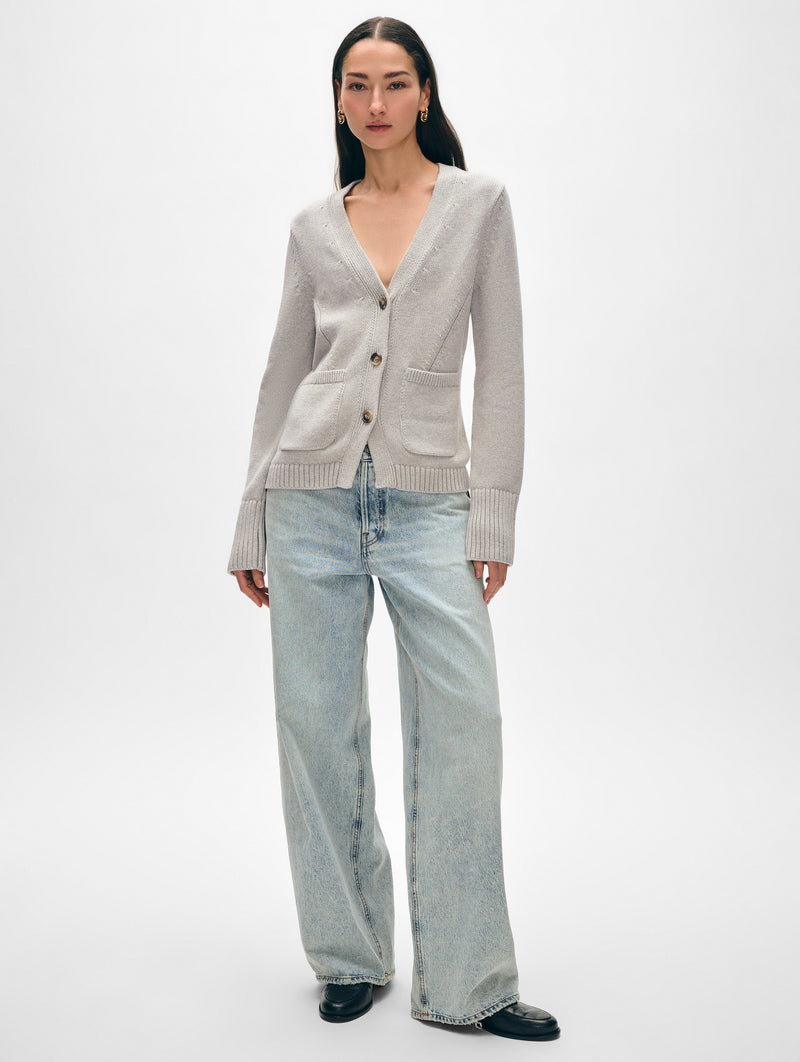 Cotton Waisted Cardigan