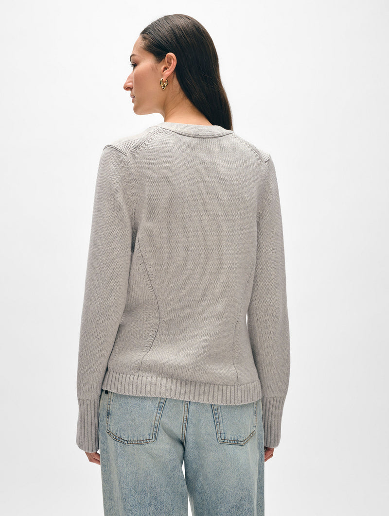 Cotton Waisted Cardigan