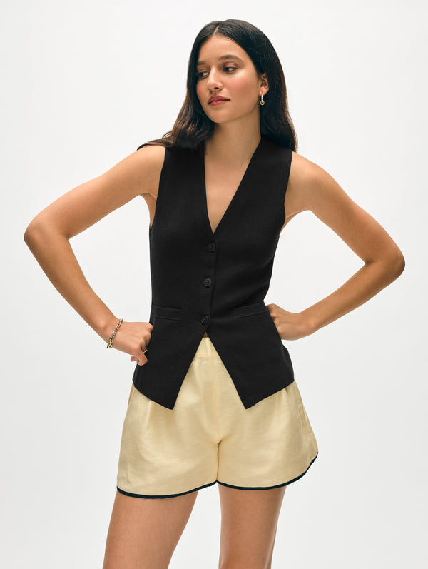 Superfine Organic Cotton Waistcoat