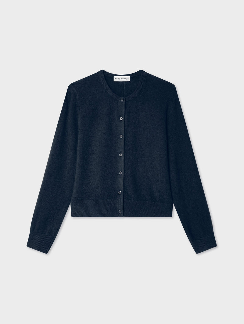 Cashmere Crewneck Cardigan