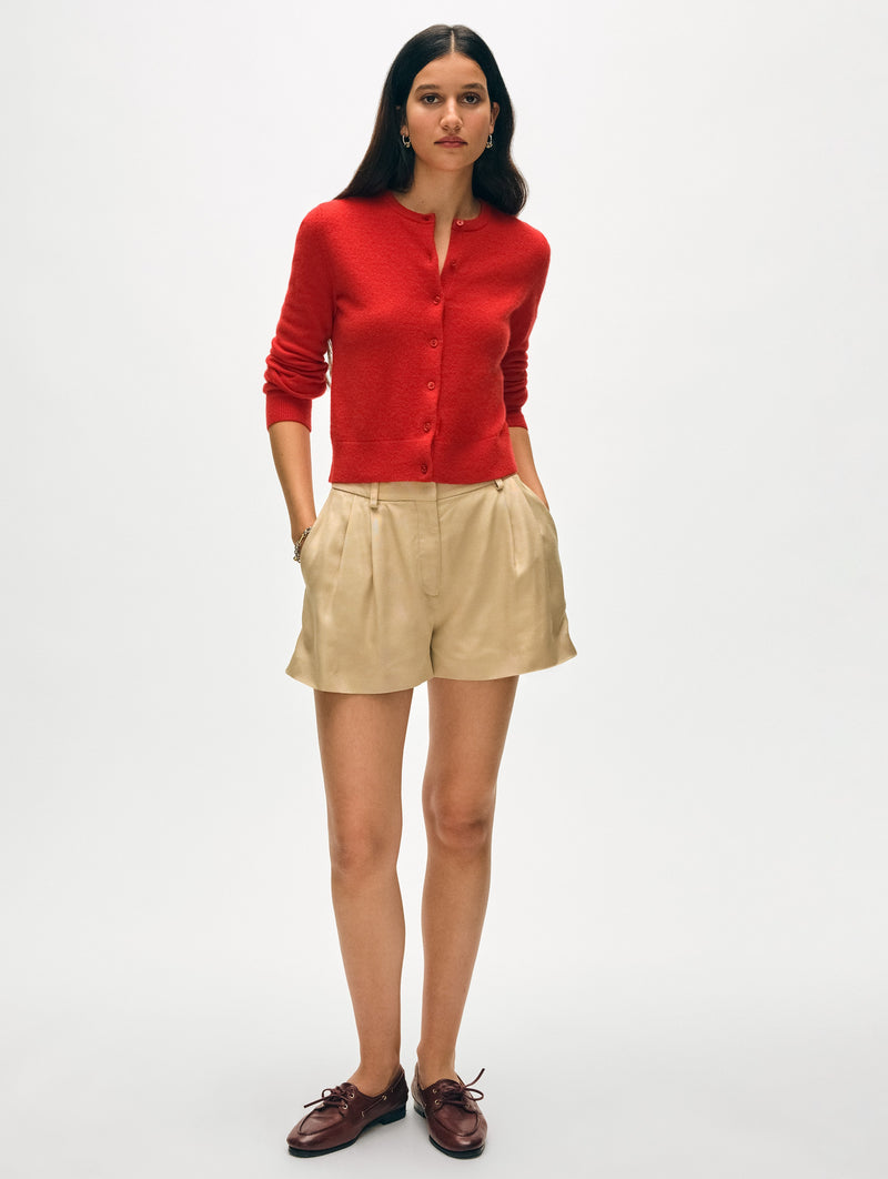 Cashmere Crewneck Cardigan