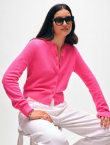 Cashmere Crewneck Cardigan