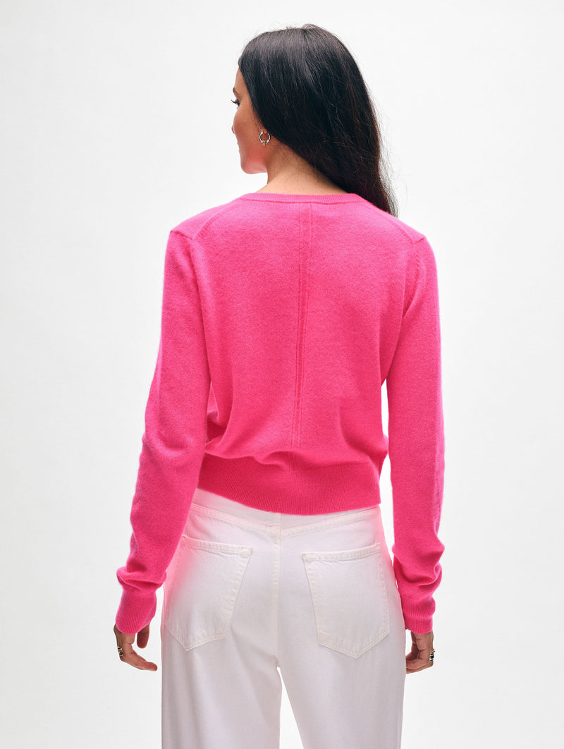 Cashmere Crewneck Cardigan