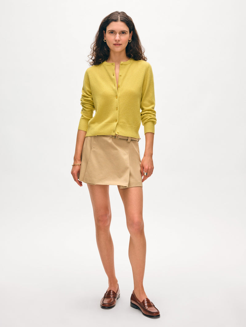 Cashmere Crewneck Cardigan