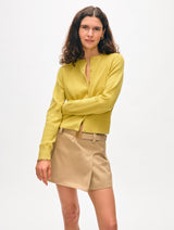 Cashmere Crewneck Cardigan