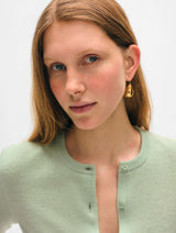 Cashmere Crewneck Cardigan