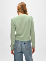 Cashmere Crewneck Cardigan