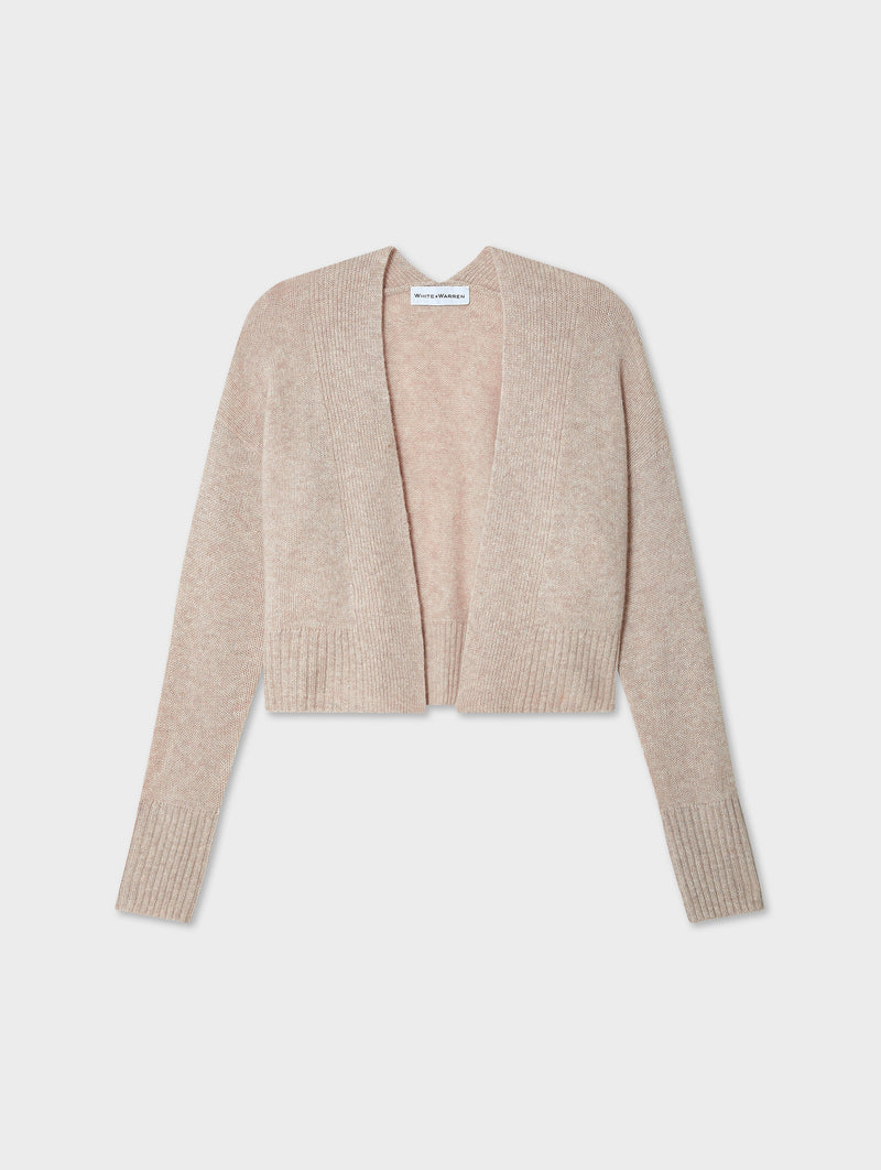 Cashmere Open Front Cardigan