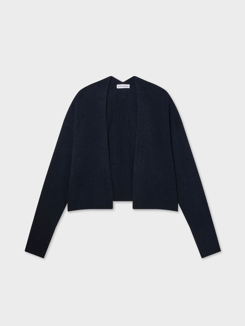 Cashmere Open Front Cardigan