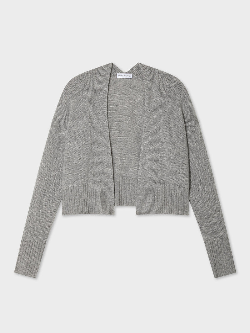 Cashmere Open Front Cardigan