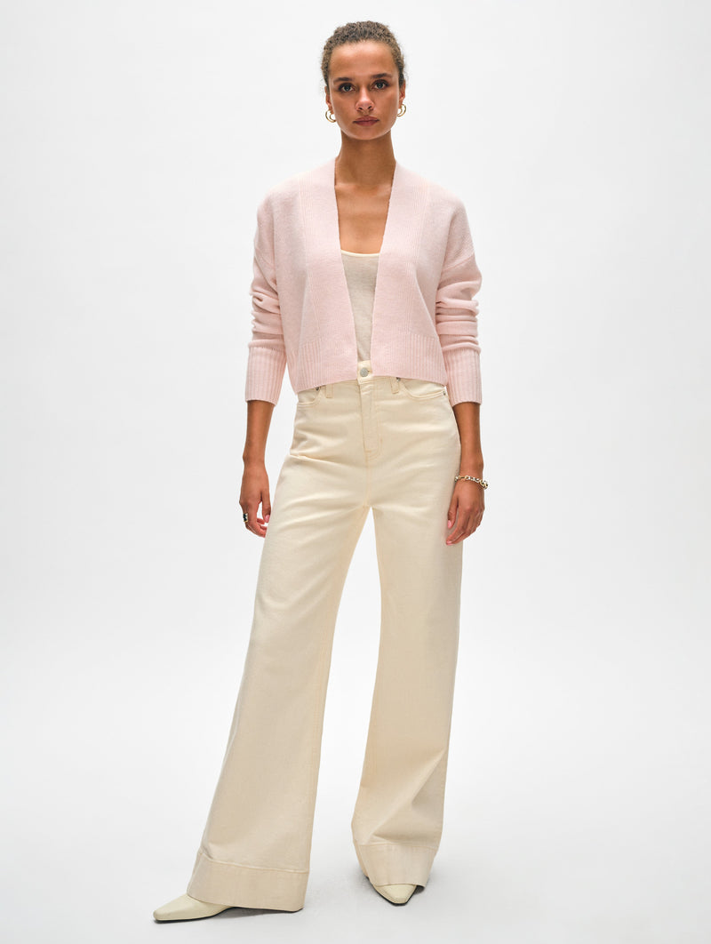 Cashmere Open Front Cardigan