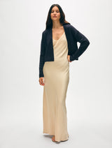 Cashmere Open Front Cardigan