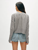 Cashmere Open Front Cardigan