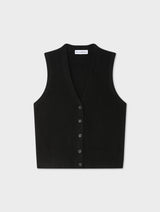 Cashmere Button Vest