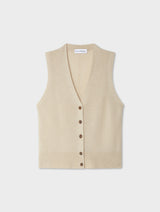 Cashmere Button Vest