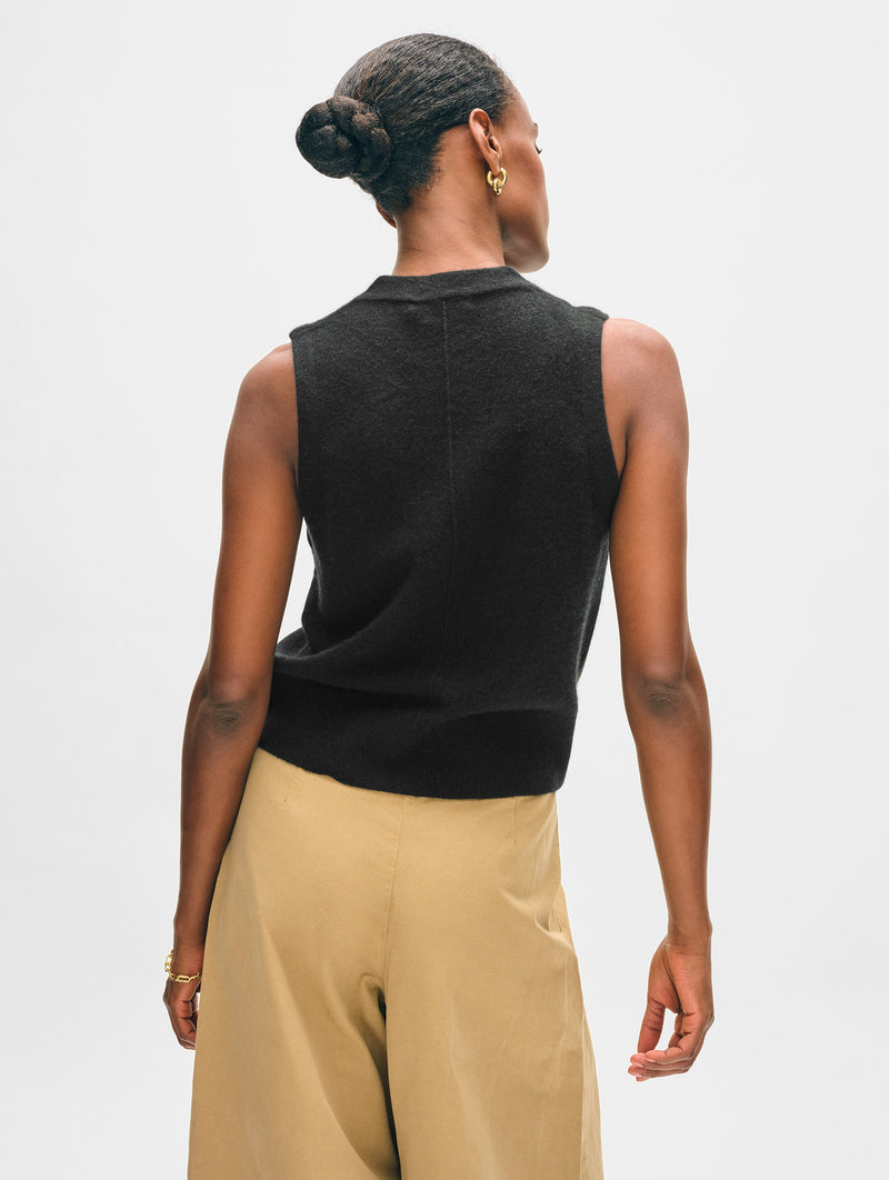 Cashmere Button Vest