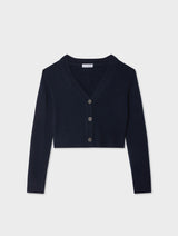 Cashmere Button Cardigan