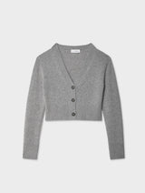 Cashmere Button Cardigan