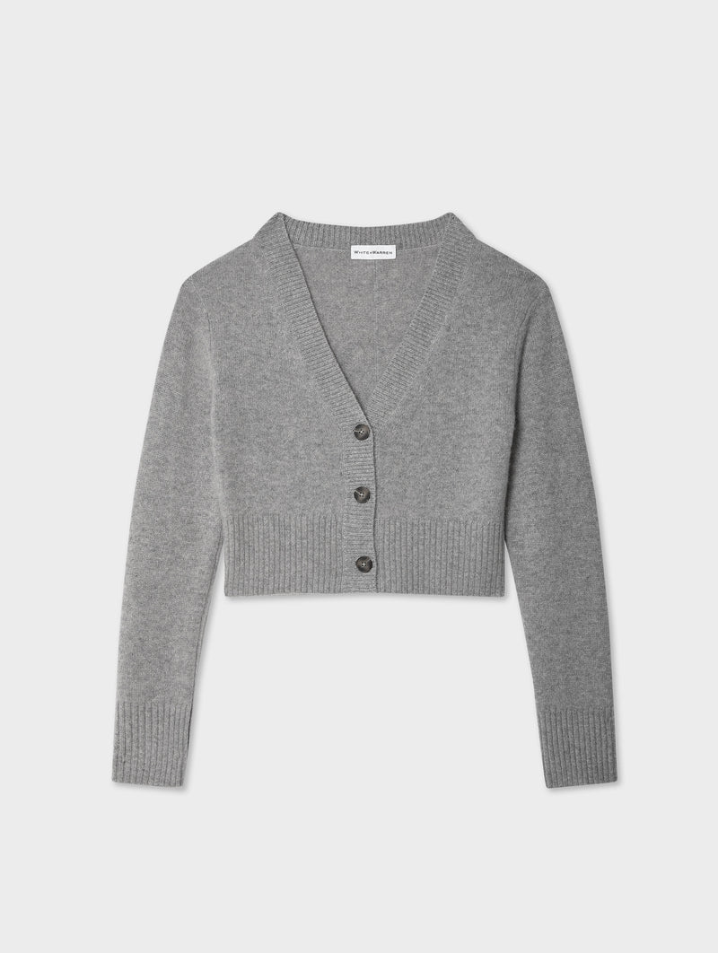 Cashmere Button Cardigan