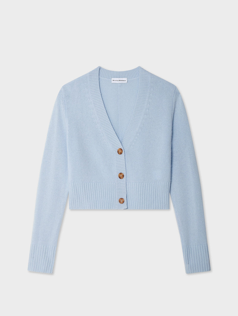 Cashmere Button Cardigan
