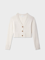 Cashmere Button Cardigan