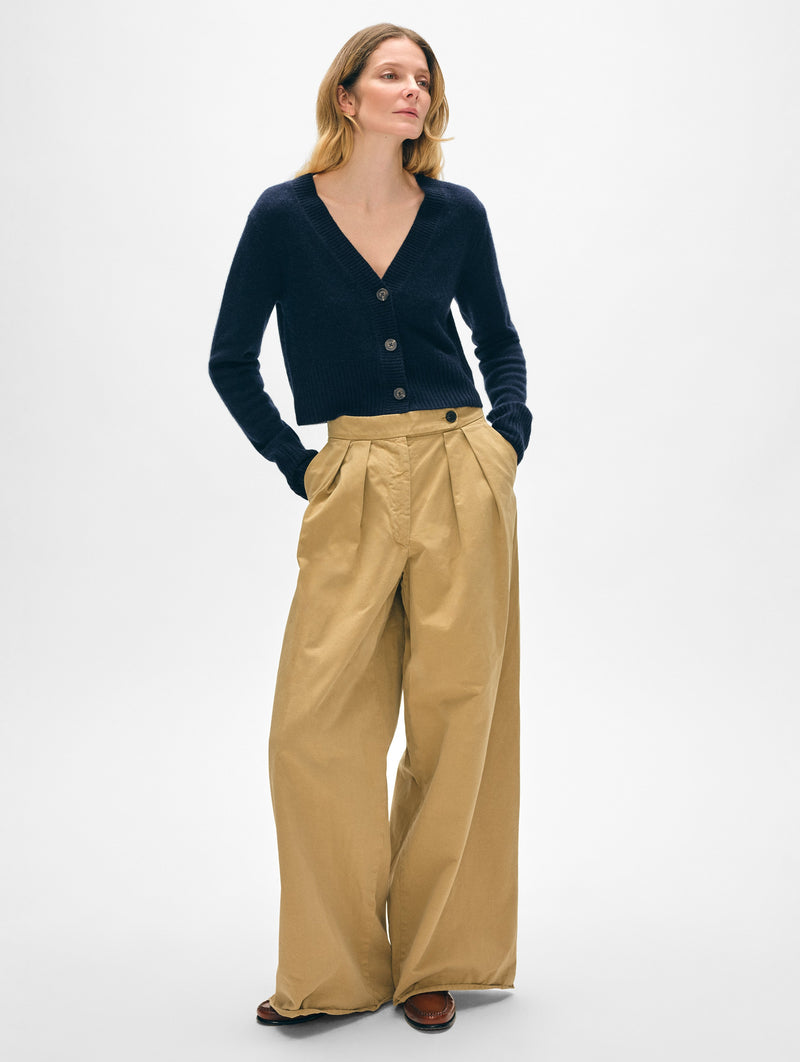 Cashmere Button Cardigan